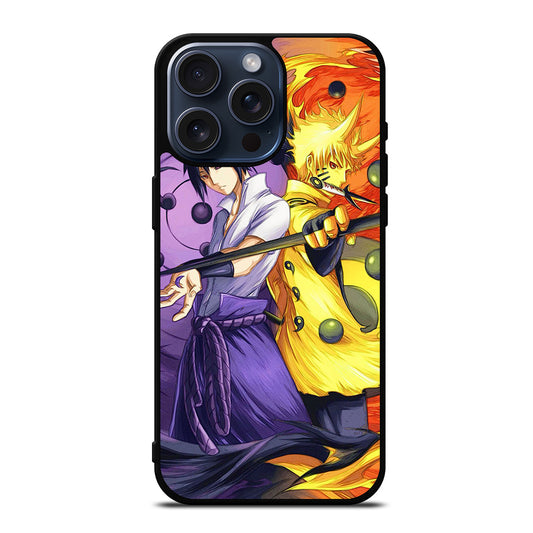 NARUTO VS SASUKE ANIME 3 iPhone 15 Pro Max Case Cover