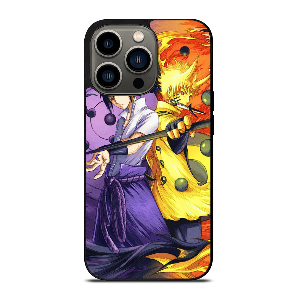 NARUTO VS SASUKE ANIME 3 iPhone 13 Pro Case Cover