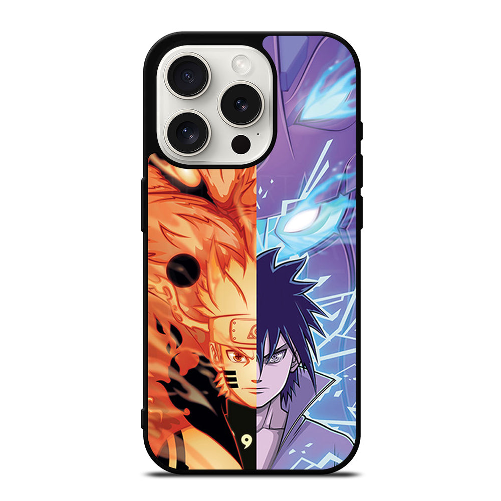 NARUTO VS SASUKE ANIME iPhone 15 Pro Case Cover