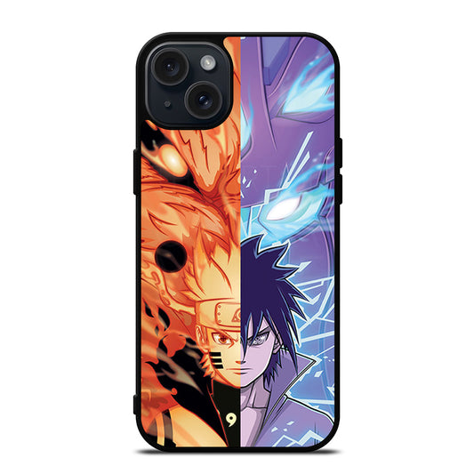 NARUTO VS SASUKE ANIME iPhone 15 Plus Case Cover