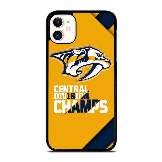 NASHVILLE PREDATORS LOGO HOCKEY 1 iPhone 11 Case Cover