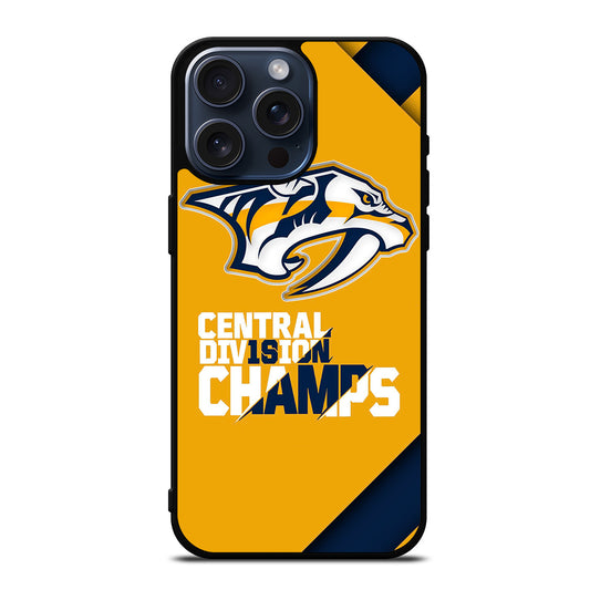 NASHVILLE PREDATORS LOGO HOCKEY 1 iPhone 15 Pro Max Case Cover