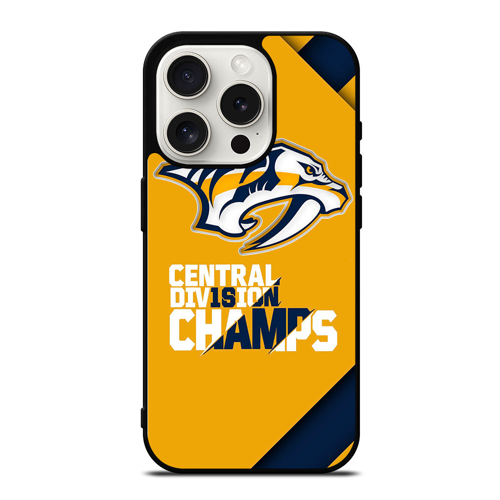 NASHVILLE PREDATORS LOGO HOCKEY 1 iPhone 15 Pro Case Cover