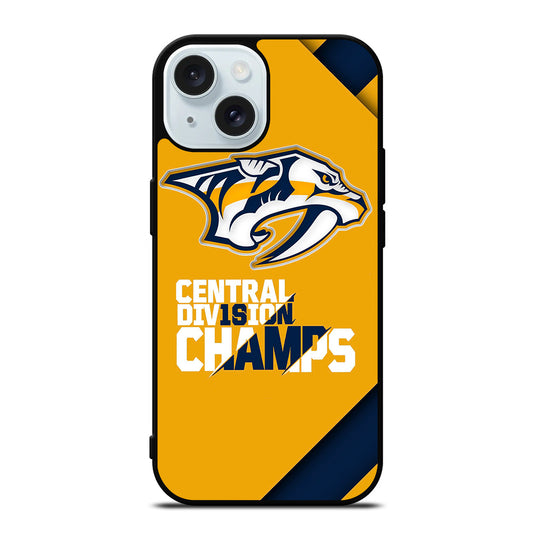 NASHVILLE PREDATORS LOGO HOCKEY 1 iPhone 15 Case Cover