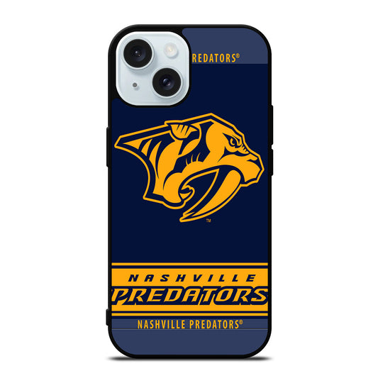 NASHVILLE PREDATORS LOGO HOCKEY 2 iPhone 15 Case Cover