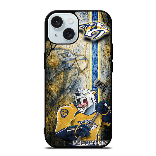 NASHVILLE PREDATORS MASCOT iPhone 15 Case Cover