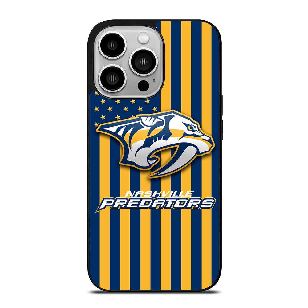 NASHVILLE PREDATORS NHL LOGO 3 iPhone 14 Pro Case Cover