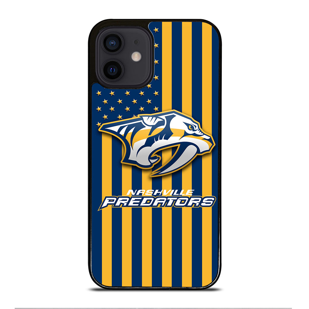 NASHVILLE PREDATORS NHL LOGO 3 iPhone 12 Mini Case Cover