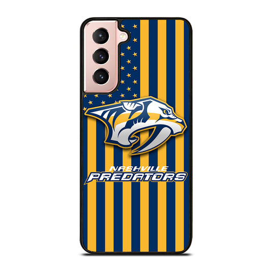 NASHVILLE PREDATORS NHL LOGO 3 Samsung Galaxy S21 Case Cover