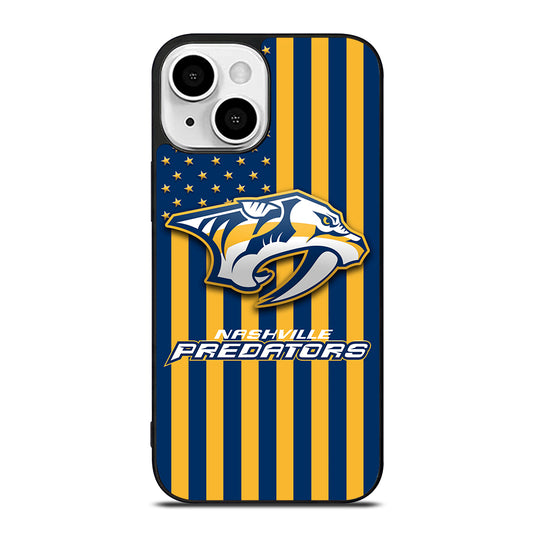 NASHVILLE PREDATORS NHL LOGO 3 iPhone 13 Mini Case Cover
