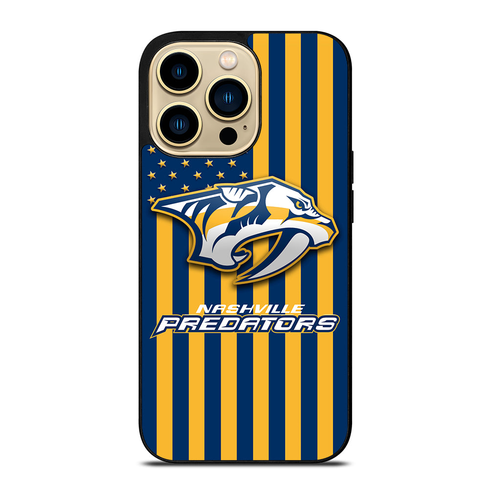 NASHVILLE PREDATORS NHL LOGO 3 iPhone 14 Pro Max Case Cover