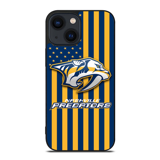 NASHVILLE PREDATORS NHL LOGO 3 iPhone 14 Plus Case Cover
