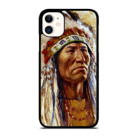 NATIVE AMERICAN PEOPLE ART iPhone 11 Case Cover