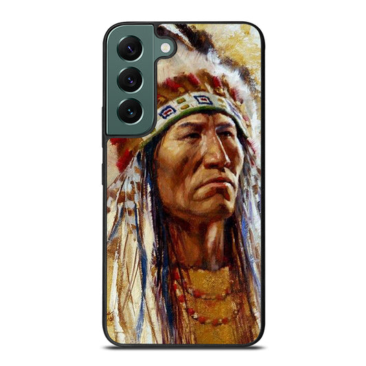 NATIVE AMERICAN PEOPLE ART Samsung Galaxy S22 Case Cover