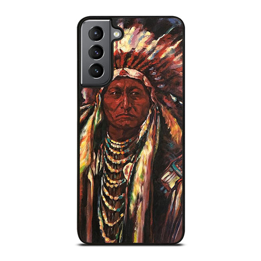 NATIVE AMERICAN PEOPLE ART 2 Samsung Galaxy S21 Plus Case Cover