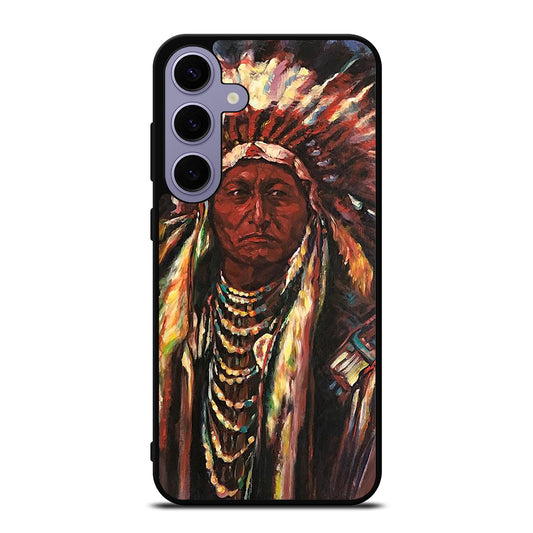 NATIVE AMERICAN PEOPLE ART 2 Samsung Galaxy S24 Plus Case Cover