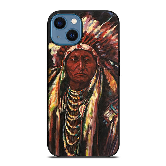NATIVE AMERICAN PEOPLE ART 2 iPhone 14 Case Cover