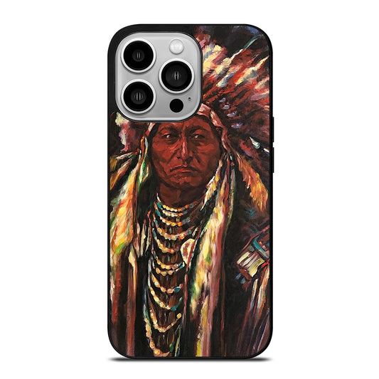 NATIVE AMERICAN PEOPLE ART 2 iPhone 14 Pro Case Cover