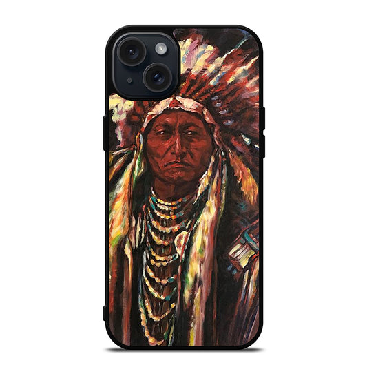 NATIVE AMERICAN PEOPLE ART 2 iPhone 15 Plus Case Cover