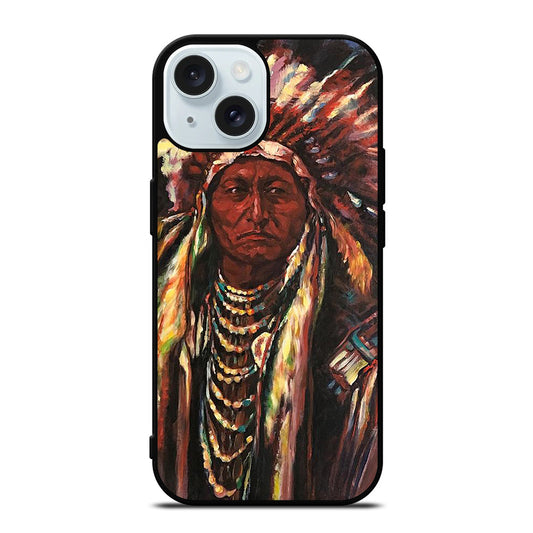 NATIVE AMERICAN PEOPLE ART 2 iPhone 15 Case Cover