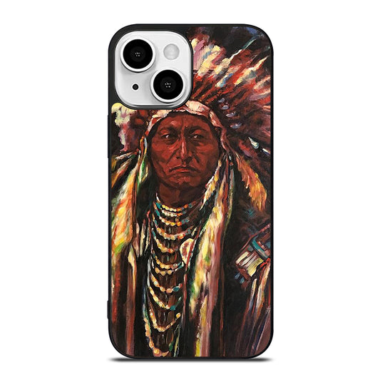 NATIVE AMERICAN PEOPLE ART 2 iPhone 13 Mini Case Cover