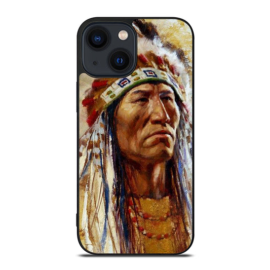 NATIVE AMERICAN PEOPLE ART iPhone 14 Plus Case Cover