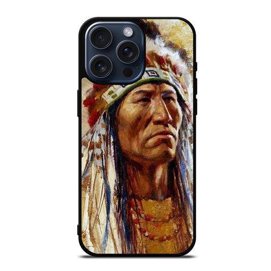 NATIVE AMERICAN PEOPLE ART iPhone 15 Pro Max Case Cover