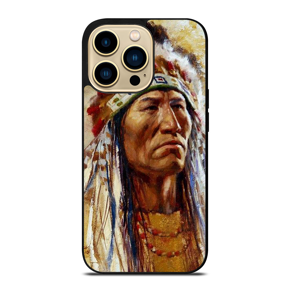 NATIVE AMERICAN PEOPLE ART iPhone 14 Pro Max Case Cover