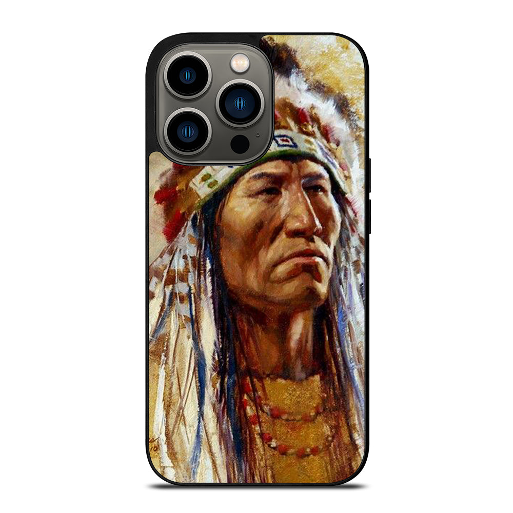 NATIVE AMERICAN PEOPLE ART iPhone 13 Pro Case Cover