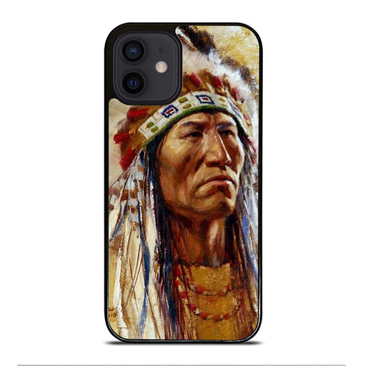 NATIVE AMERICAN PEOPLE ART iPhone 12 Mini Case Cover