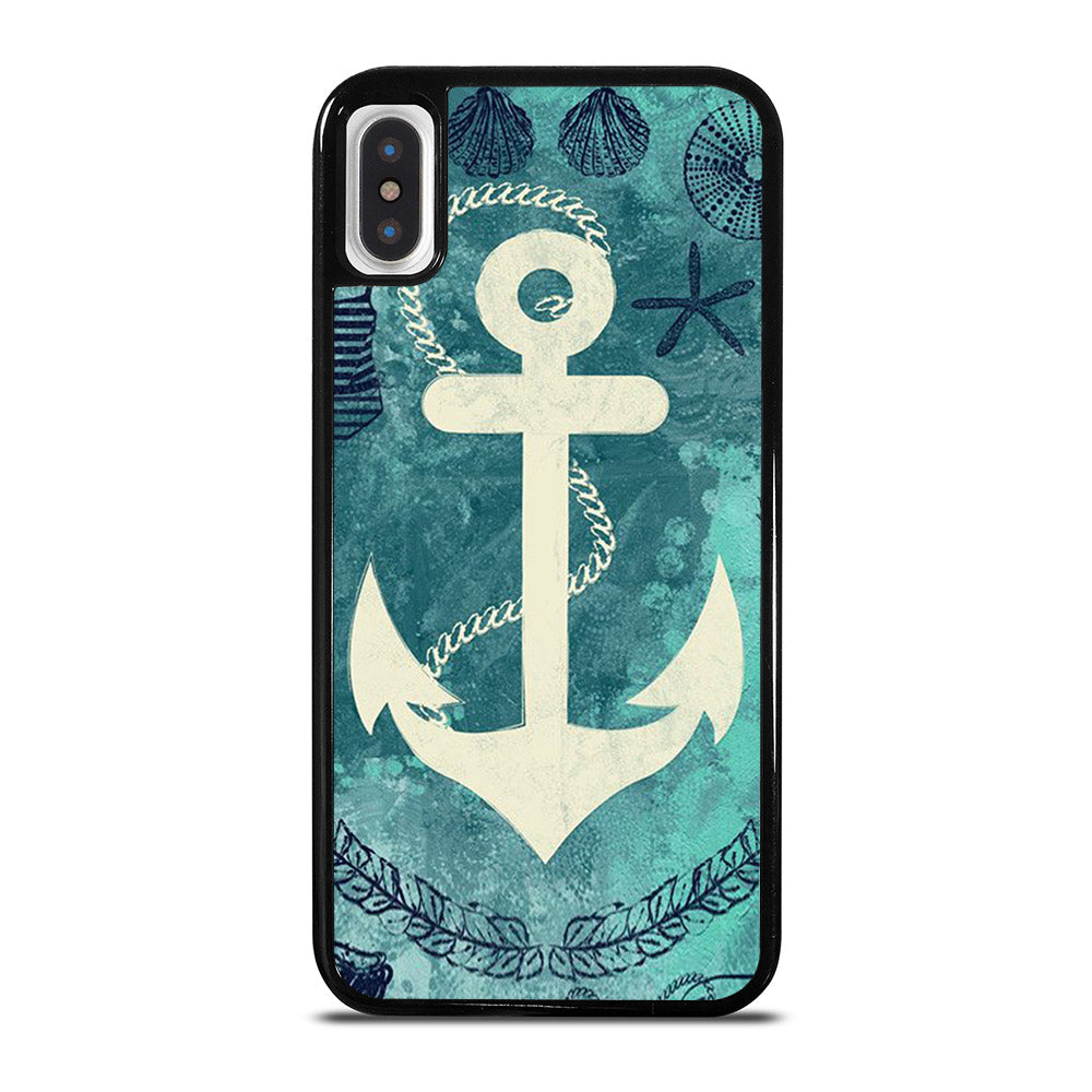 NAUTICAL ANCHOR ART iPhone X / XS Case Cover