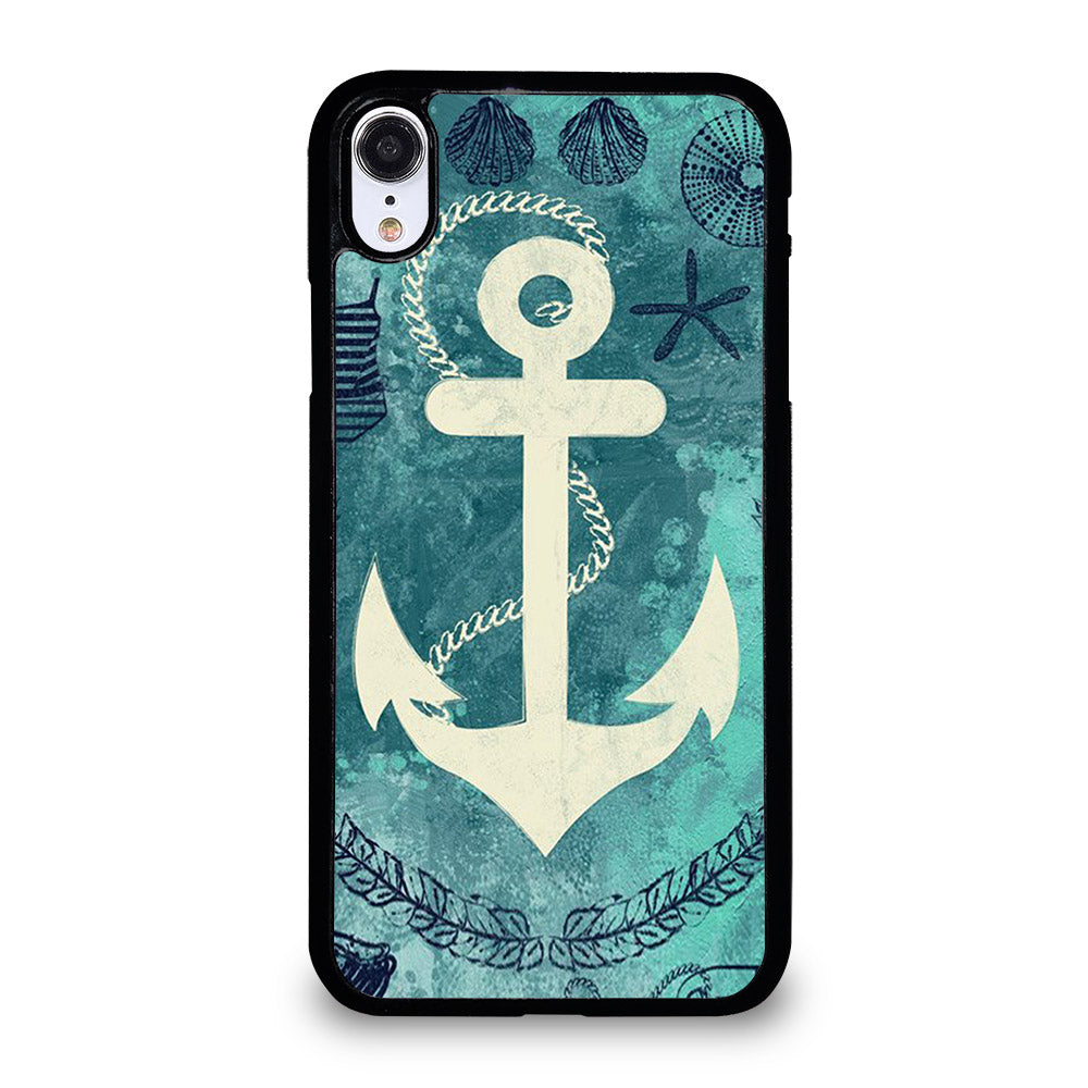 NAUTICAL ANCHOR ART iPhone XR Case Cover