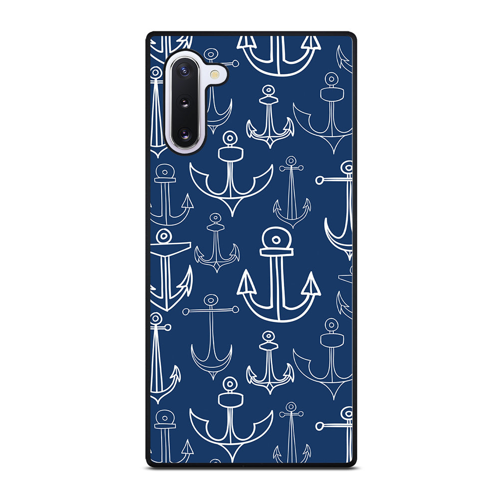 NAUTICAL ANCHOR PATTERN Samsung Galaxy Note 10 Case Cover