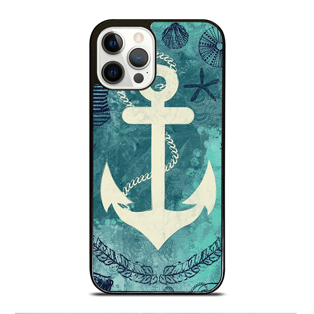 NAUTICAL ANCHOR ART iPhone 12 Pro Case Cover