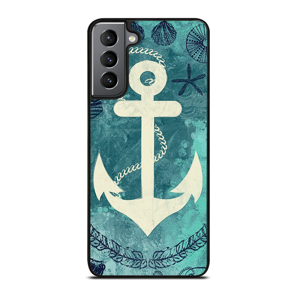 NAUTICAL ANCHOR ART Samsung Galaxy S21 Plus Case Cover