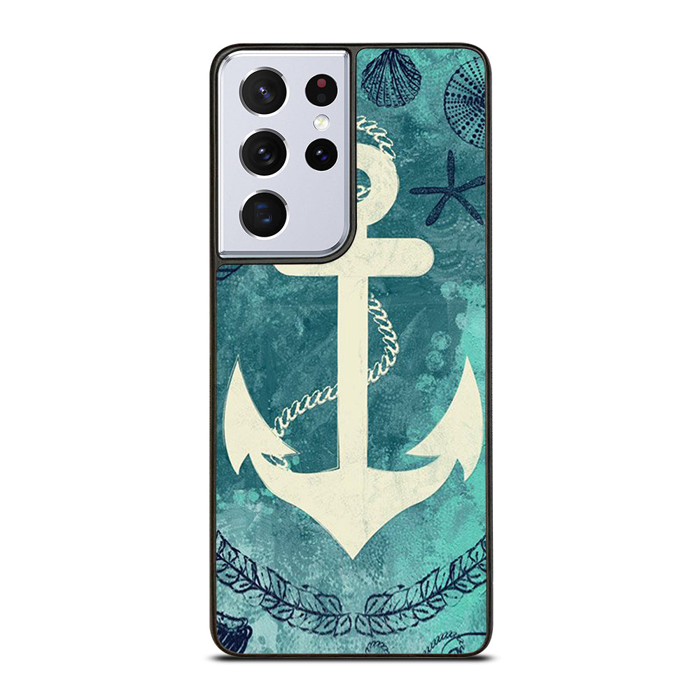 NAUTICAL ANCHOR ART Samsung Galaxy S21 Ultra Case Cover