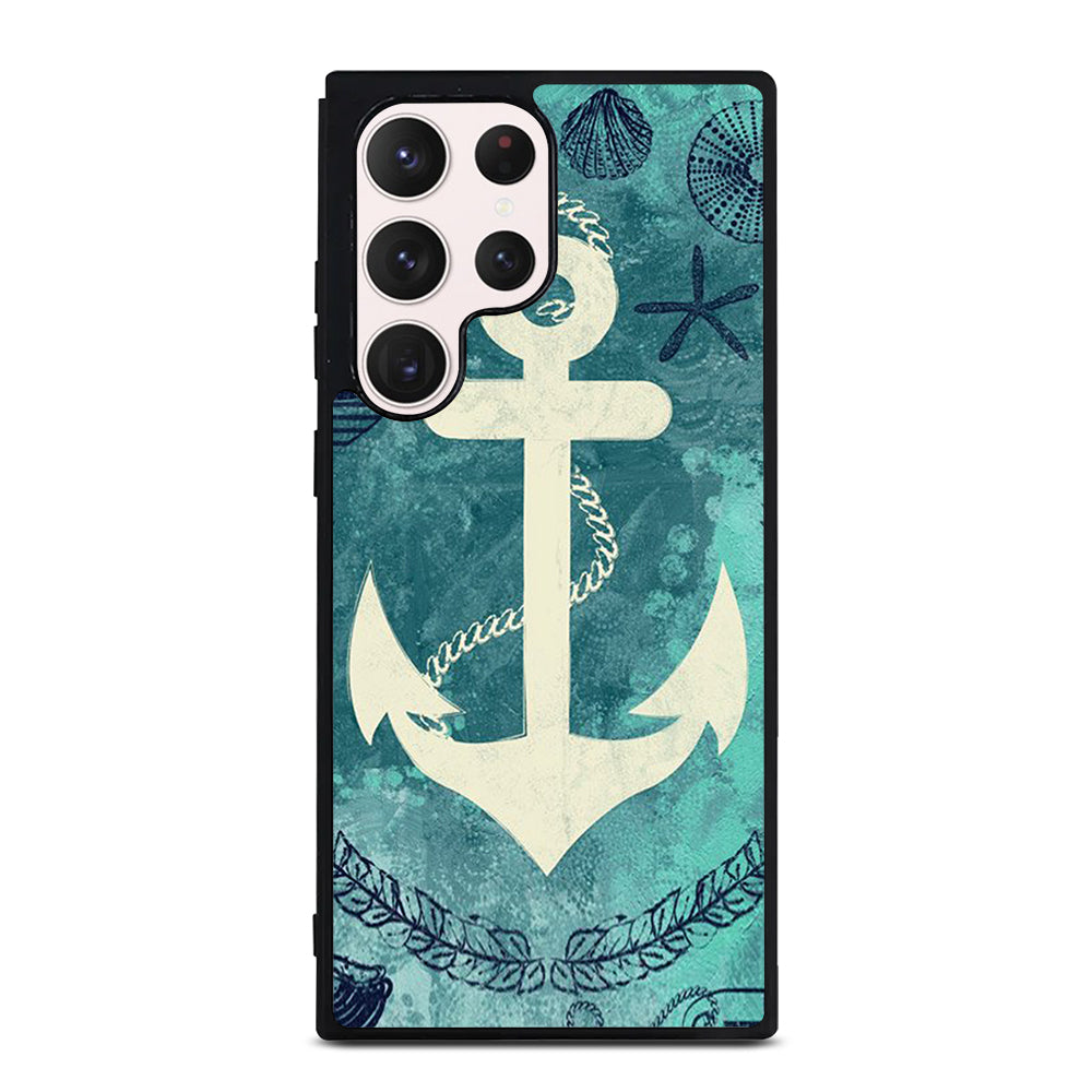 NAUTICAL ANCHOR ART Samsung Galaxy S23 Ultra Case Cover