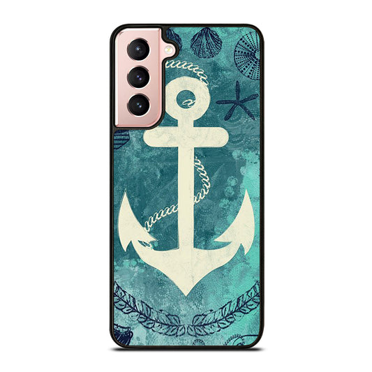 NAUTICAL ANCHOR ART Samsung Galaxy S21 Case Cover