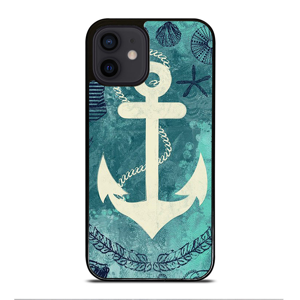 NAUTICAL ANCHOR ART iPhone 12 Mini Case Cover
