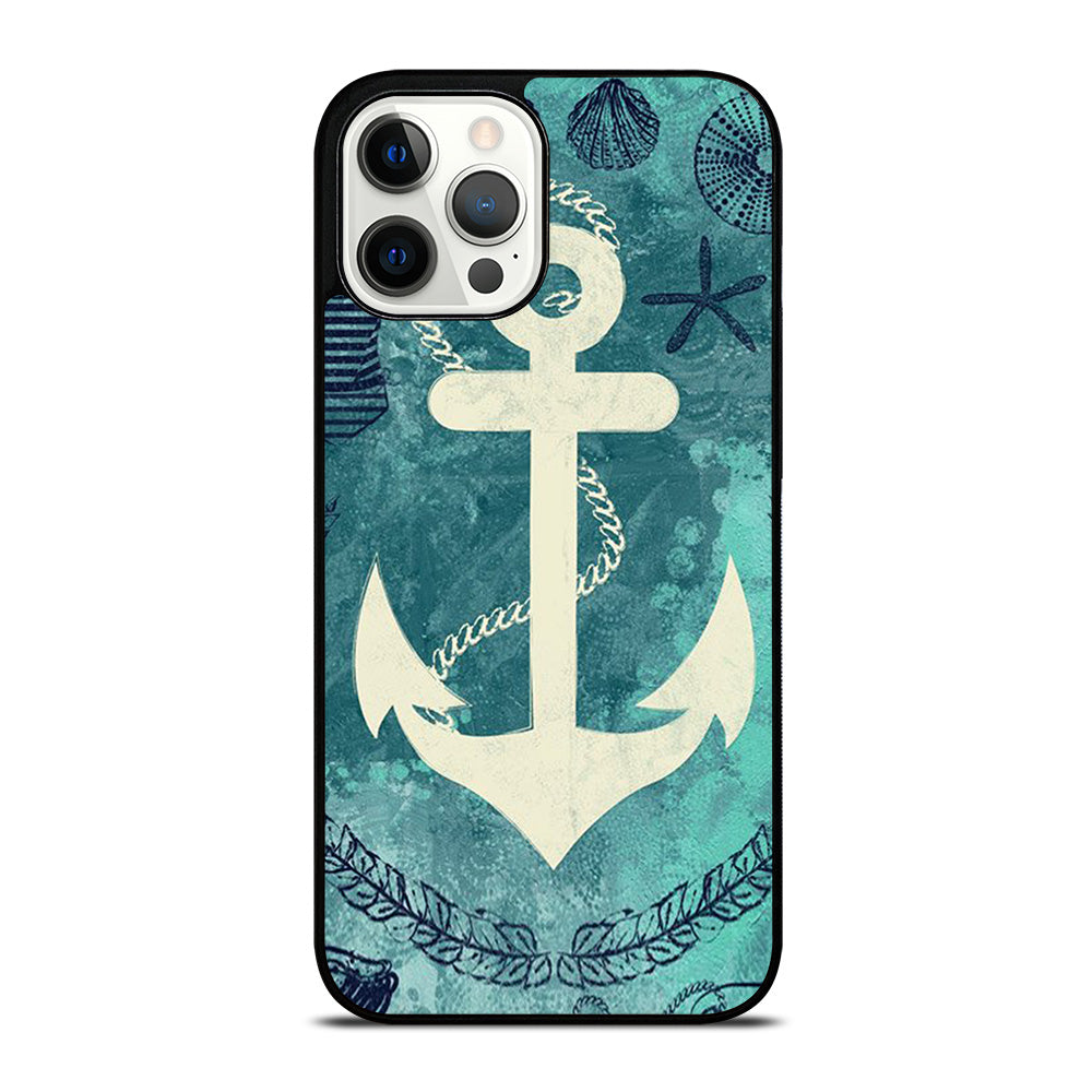 NAUTICAL ANCHOR ART iPhone 12 Pro Max Case Cover