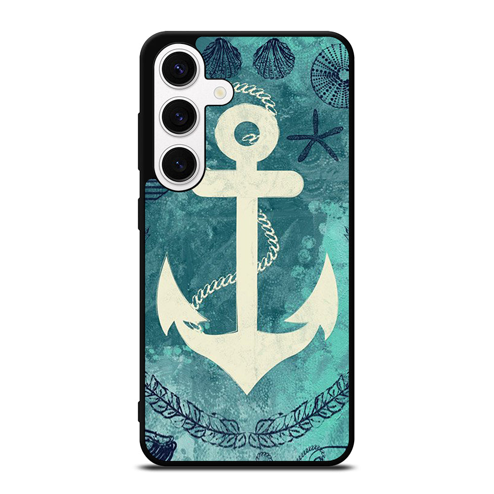 NAUTICAL ANCHOR ART Samsung Galaxy S24 Case Cover