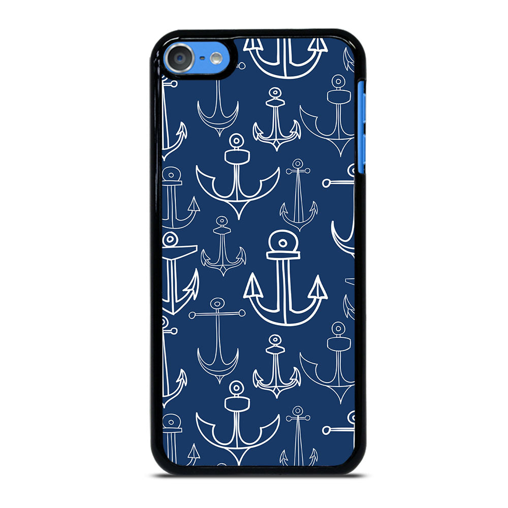 NAUTICAL ANCHOR PATTERN iPod Touch 7 Case Cover