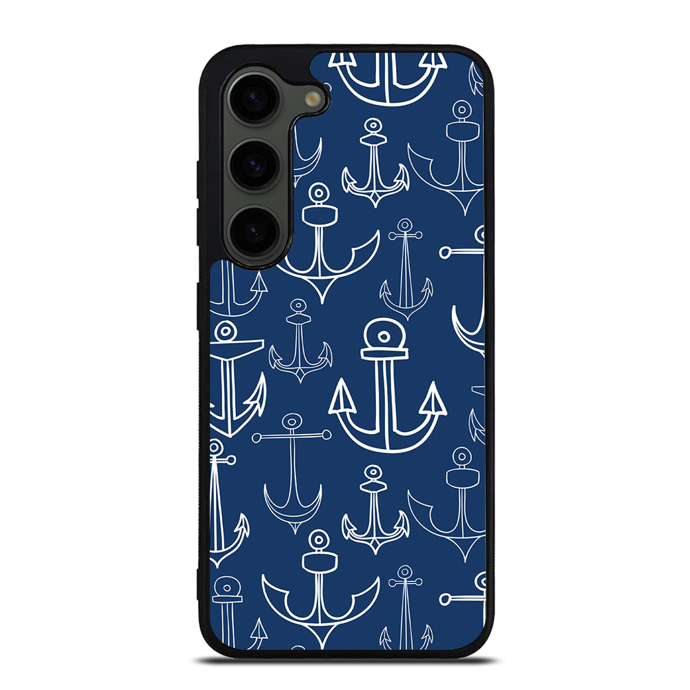 NAUTICAL ANCHOR PATTERN Samsung Galaxy S23 Plus Case Cover