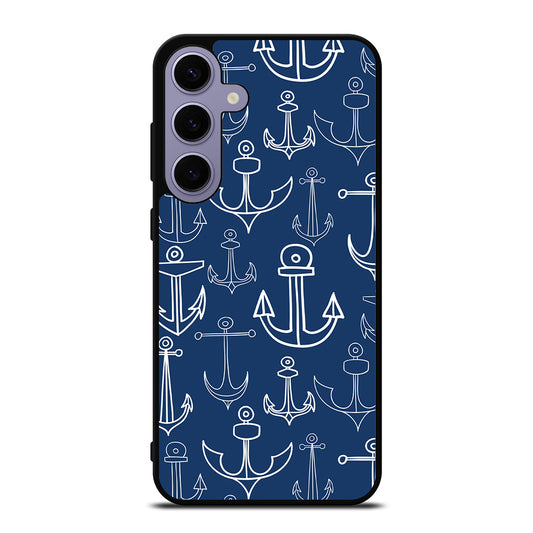 NAUTICAL ANCHOR PATTERN Samsung Galaxy S24 Plus Case Cover