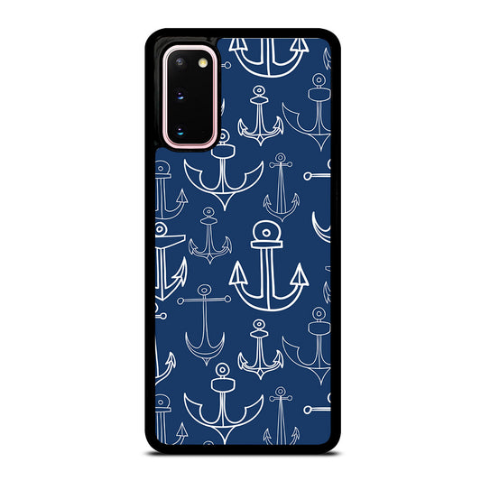NAUTICAL ANCHOR PATTERN Samsung Galaxy S20 Case Cover