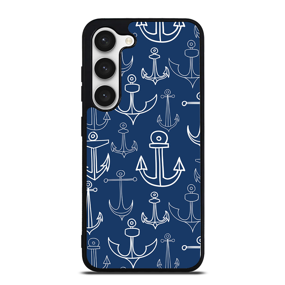 NAUTICAL ANCHOR PATTERN Samsung Galaxy S23 Case Cover