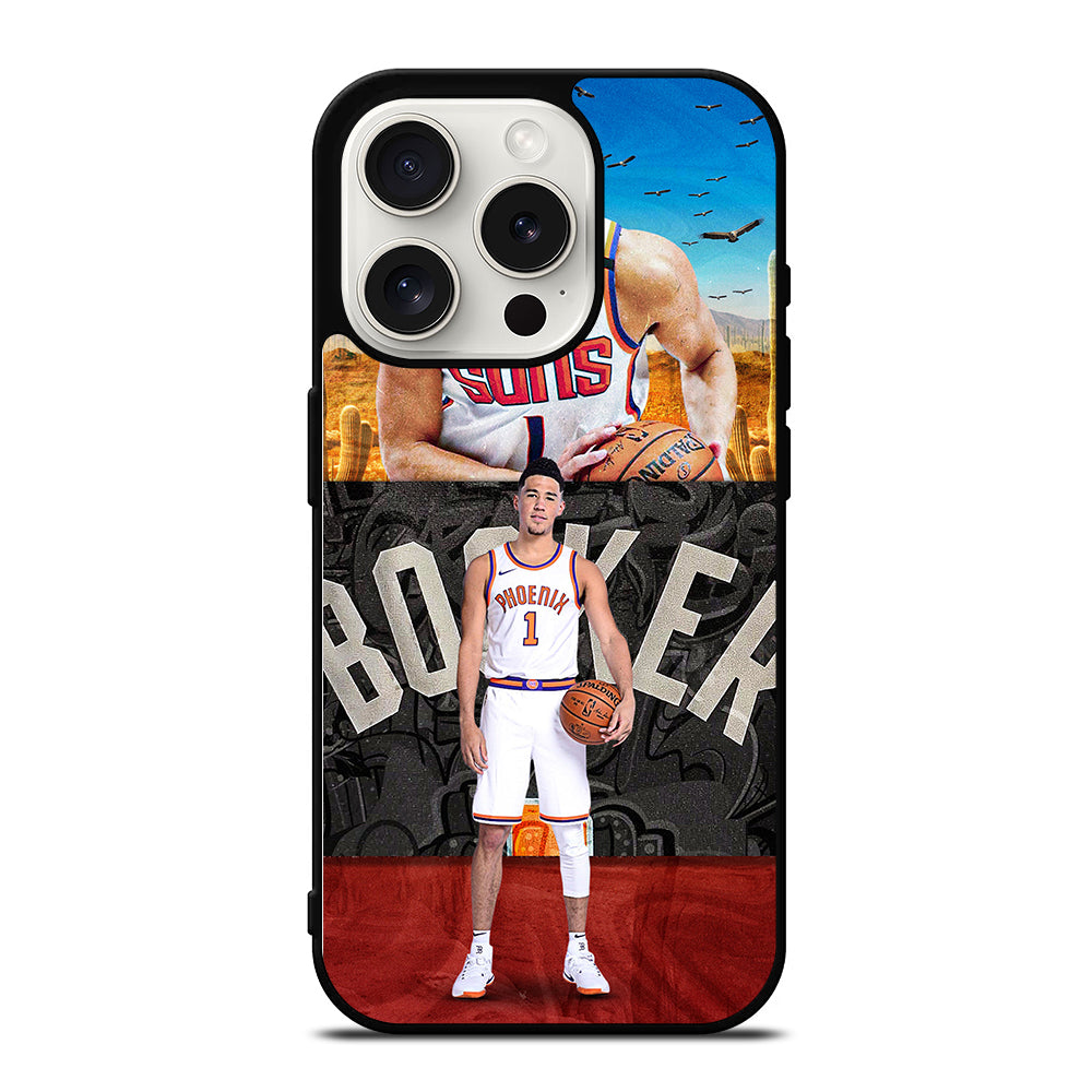 NBA DEVIN BOOKER PHOENIX SUNS BASKETBALL iPhone 15 Pro Case Cover