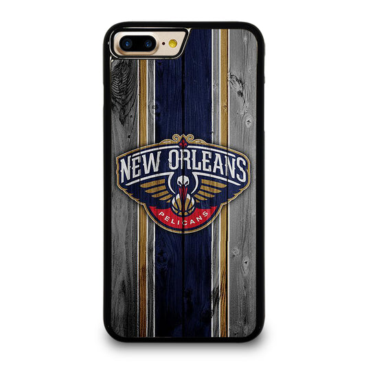 NEW ORLEANS PELICANS WOODEN LOGO iPhone 7 / 8 Plus Case Cover