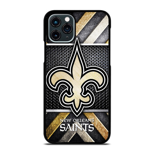 NEW ORLEANS SAINTS METAL LOGO iPhone 11 Pro Case Cover