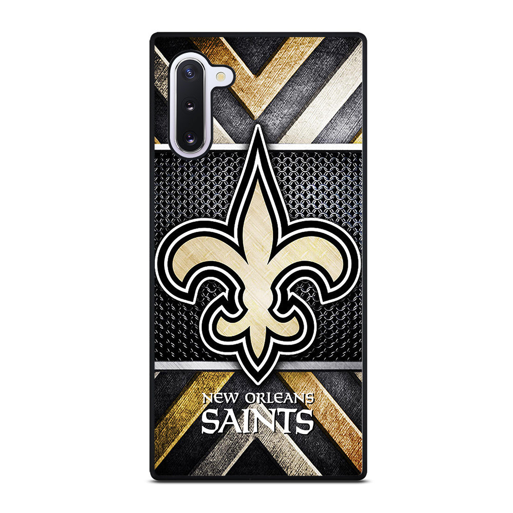 NEW ORLEANS SAINTS METAL LOGO Samsung Galaxy Note 10 Case Cover